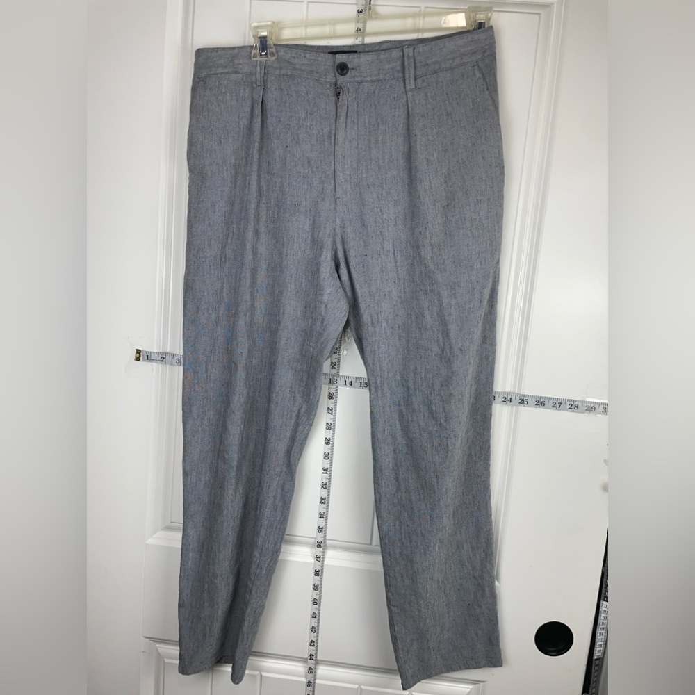 Club Monaco Gray Linen Blend Pants